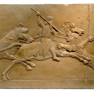 Ashurbanipal Royal Lion Hunt Assyrian King 668 BC