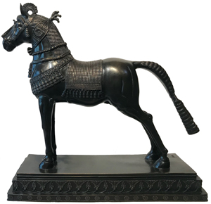 Assyrian Horse free standing, Bronze