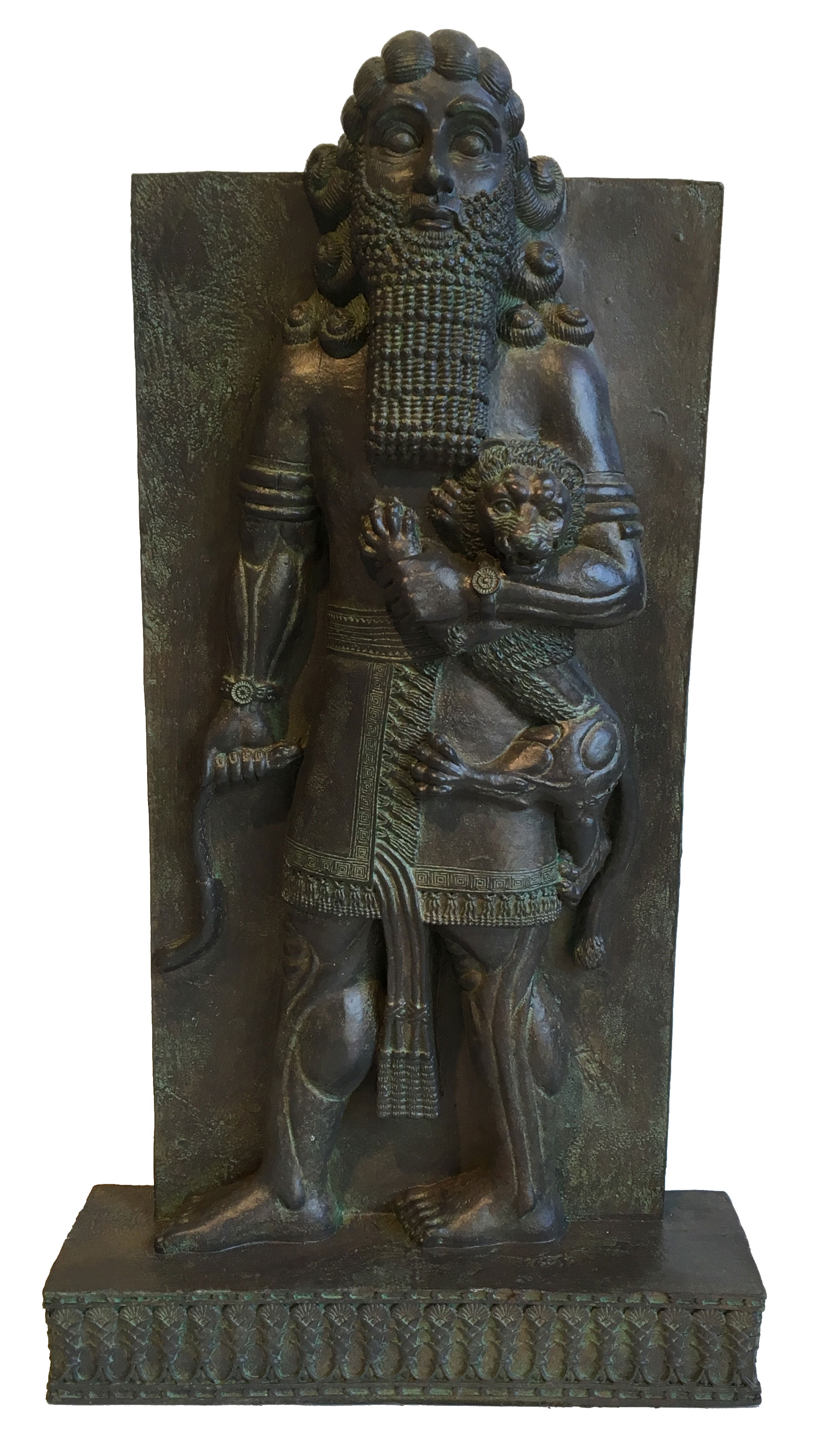 Gilgamesh Statue, Patina Bronze