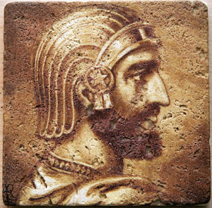 Cyrus, King of Persia Handcrafted Marble Coaster