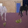night outside the studio
